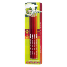 Ensemble de 4 Crayons Graphite JOLLY pour École et Dessin