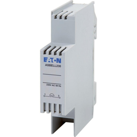 Sonnette Modulaire EATON ASBELL230 - 16A - 230V AC - Signal Sonore Blanc
