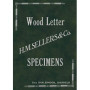 Catalogue de Spécimens de Lettres en Bois - H. M. Sellers & Co, Sheffield