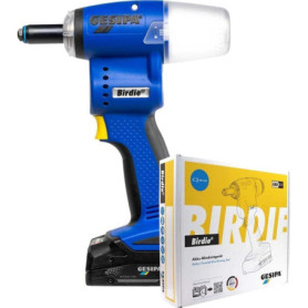 Riveteuse sans fil Gesipa Birdie avec batterie et chargeur