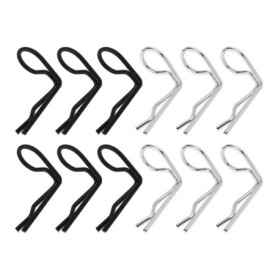 ECSiNG 60 Clips de Carrosserie pour Modèles Réduits - 90 Degrés