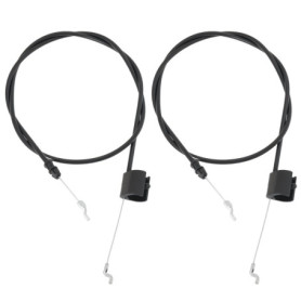 Lot de 2 Câbles d'Accélérateur pour Tondeuse à Gazon LT Easiyl - Compatible Briggs & Stratton