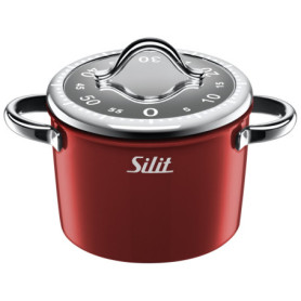 Minuteur Silit Vitaliano Rosso - Compte-minutes Pratique et Élégant