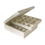 Boîte en bois INNSPIRO avec vitrine et séparateurs - 32 x 32 x 10 cm 50,10 €