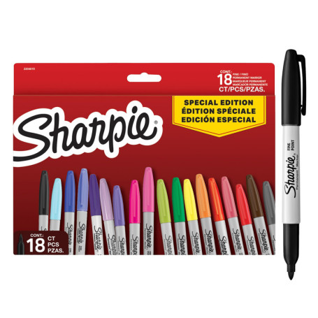 Sharpie Glam Pop - Marqueurs Permanents Assortis en Édition Limitée