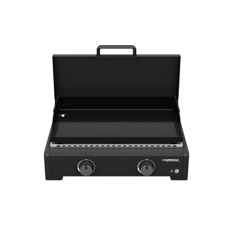Plancha Gaz Campingaz Othello 2L avec Couvercle - Grill de Table Méditerranéen