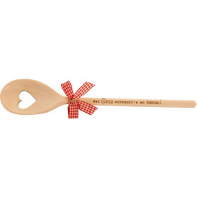 Cuillère en Bois Gravée - Idée Cadeau pour Maman et Grand-Mère
