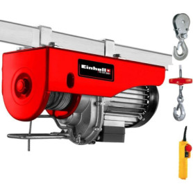 Palan Électrique Einhell TC-EH 500 - 500 kg, 12 m de Câble Acier