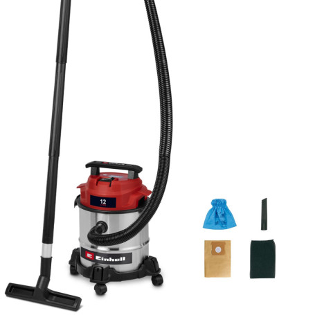 Aspirateur Einhell TC-VC 1240 S pour Eaux et Poussières - 12L, 950W