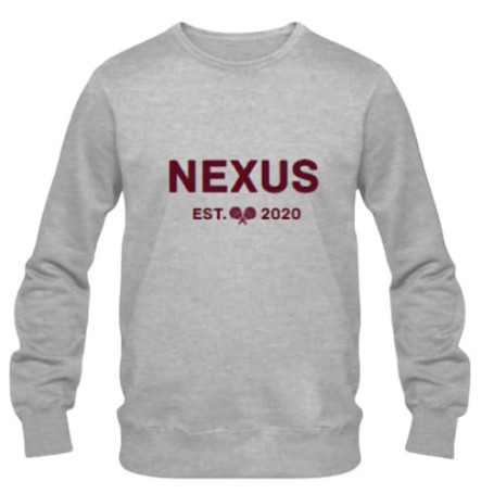 Sweat-Shirt Mixte Nexus Digue en Gris