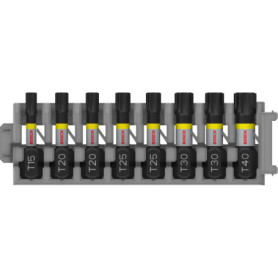 Embouts PRO Torx Impact Bosch - Pack de 8 pour Visseuse