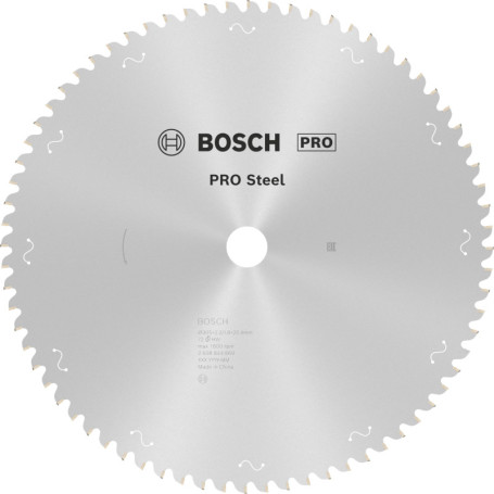 Lame de Scie Circulaire PRO Steel Bosch pour Acier - 305 mm