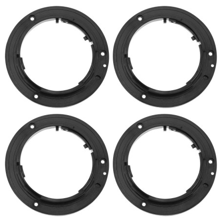 EMSea Kit de 4 Supports à Baïonnette pour Objectifs Nikon 58.5mm