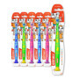 Lot de 6 brosses à dents Elmex pour enfants - Coloris variés