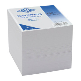 Bloc-Notes WEDO Blanc 99x99 mm - 700 Feuilles