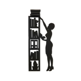 Marque-page Original Balvi The Library en Plastique Noir