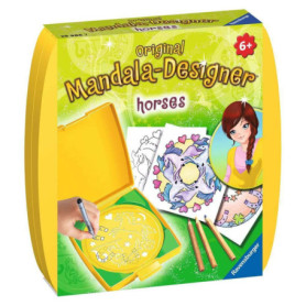 Ravensburger Mandala Designer Mini - Kit Créatif Voyage Chevaux
