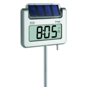 Thermomètre de Jardin Numérique Avenue Plus avec Éclairage Solaire - TFA Dostmann