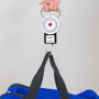 Balance de Voyage Portable avec Crochet et Ruban à Mesurer - Pèse Bagages jusqu'à 22 kg