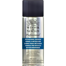 Vernis A Retoucher Aérosol Winsor & Newton 400 ML - Brillant et Protecteur