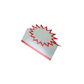 Etiquettes Carton Chevalet Satiné 16x12 cm - 15 Unités - Affichesstore