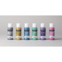Kit de Peintures Acryliques Métalliques Rayher - 6 Couleurs Brillantes de 60ml