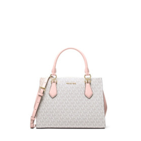 Sacoche Michael Kors Marilyn en Blush Poudré avec Détails Dorés