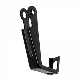 Support Dynamo et Réflecteur Vélo Noir - Fixation Éclairage VTT