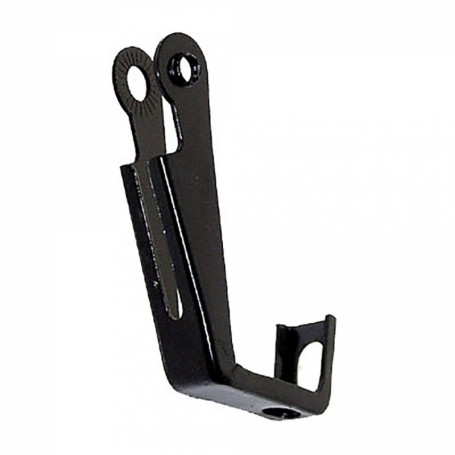 Support Dynamo et Réflecteur Vélo Noir - Fixation Éclairage VTT