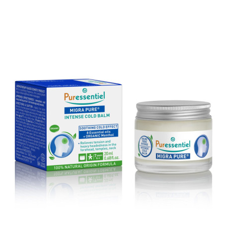 Baume Froid Intense Migra Pure - Soulagement des Maux de Tête - 20 ml
