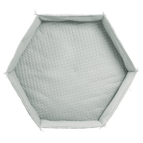 Tapis de Parc Doux Hexagonal Roba Style - Vert Givré, 114 cm