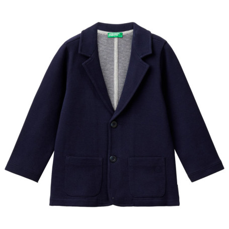 Cardigan Confortable en Coton Bleu - United Colors of Benetton