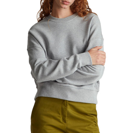 Sweat à Col Rond United Colors of Benetton pour Femme - Gris Confortable