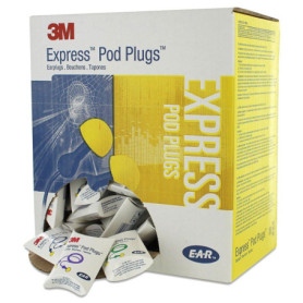 Bouchons d'oreilles E-A-R Express avec cordelette - Confort et protection auditive