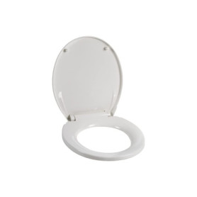Abattant WC Universel Cofan Modèle Caddo en Polypropylène Antibactérien
