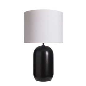 Lampe à Poser Pauleen Mystic Shine - Élégance Moderne en Noir et Blanc