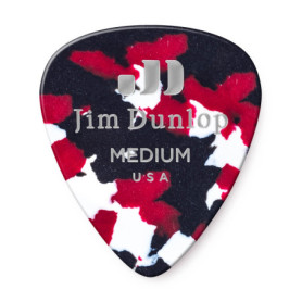 Médiators Dunlop Classic Celluloid - Pack de 12 Confetti pour Guitare