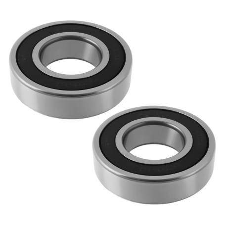 Lot de 2 roulements à double joint 6206-2RS - 30x62x16 mm - LT Easiyl