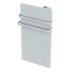 Radiateur Sèche-Serviette Électronique Cayenne 1000W en Verre Blanc