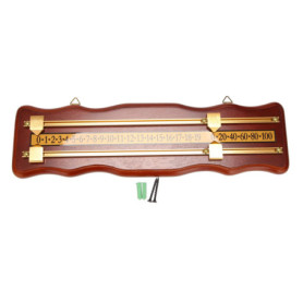 Tableau de Bord de Billard en Bois Rouge Vin - Wisboey