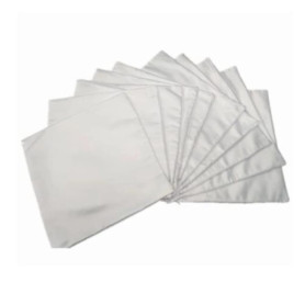 Housses de Coussin Imprimables Veciado 40x40 cm - Lot de 10 Blancs