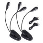 Support de Musique LED PRATYAHARA - Lot de 2 Lampes de Lecture Clipables