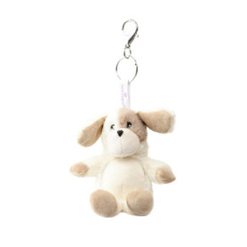 Porte-Clés Chiot Parfumé à la Lavande avec Nettoyeur d'Écran