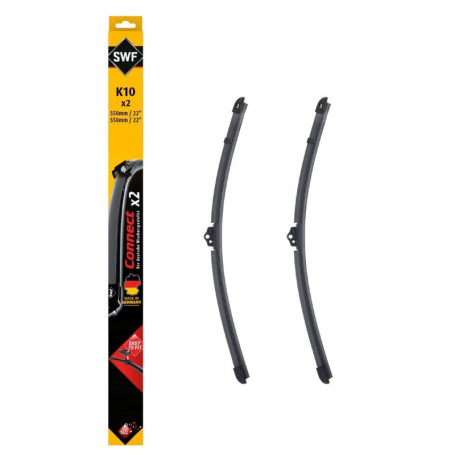 Kit de Balais d'Essuie-Glace SWF Connect K10 - 550 mm - Lot de 2