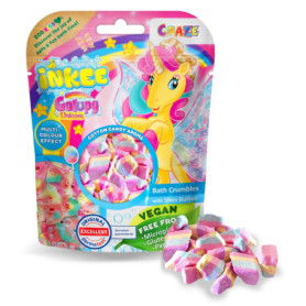 Sels de Bain Multicolores INKEE Galupy Unicorn - Arôme Barbe à Papa