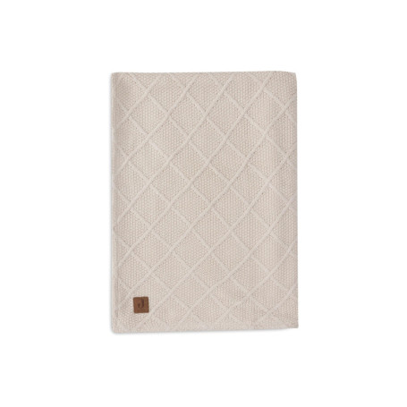 Couverture Tricotée Oatmeal pour Bébé - Douce et Chaude - 75 x 100 cm