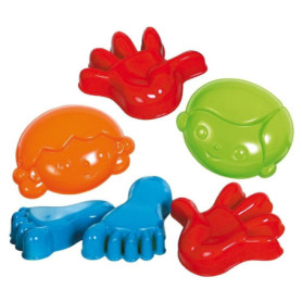 Set de 6 Moules à Sable Fritz - Jouets de Plage Gowi