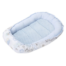 Réducteur de Lit Bébé Cocon 100% Coton Minky - Cerf et Hérisson