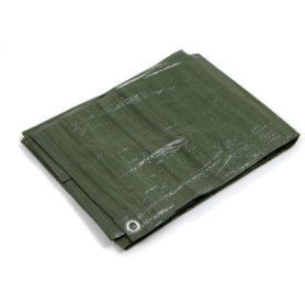 Bâche Bicolore Kippen 1,5 x 2 m - Protection Polyéthylène 90 g/m²