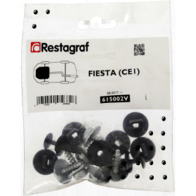 Kit de Fixations Complet pour Carénage Sous Moteur FIESTA (2017-2023) - Restagraf